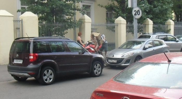 Грузоперевозки на спортбайке