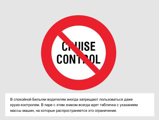 Самые необычные дорожные знаки в разных странах