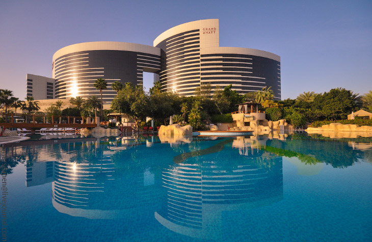 Прогулка по роскошному отелю Grand Hyatt Dubai Прогулка по роскошному отелю Grand Hyatt Dubai