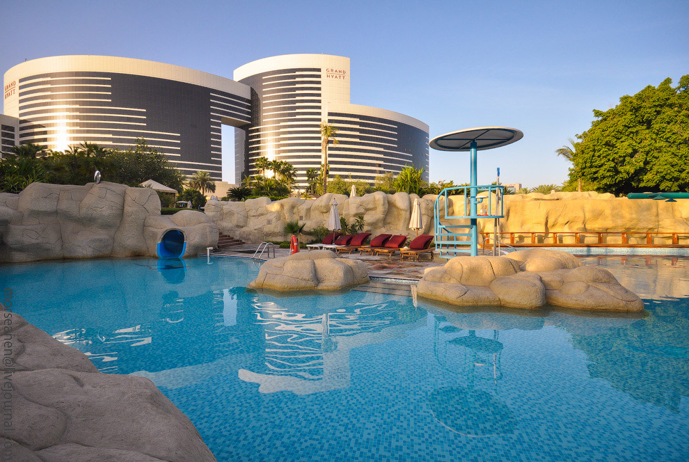 Прогулка по роскошному отелю Grand Hyatt Dubai Прогулка по роскошному отелю Grand Hyatt Dubai