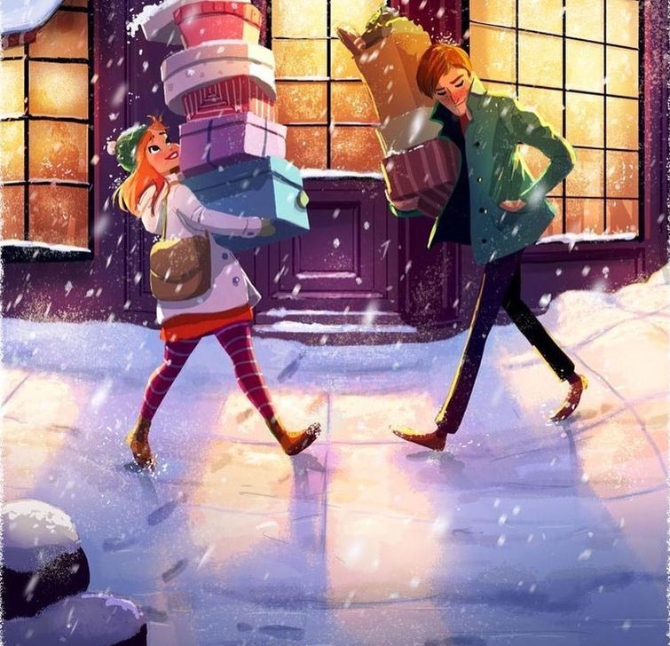 14 уютных иллюстраций о любви, которые подтолкнут вас обнять любимого человека 14 уютных иллюстраций о любви, которые подтолкнут вас обнять любимого человека