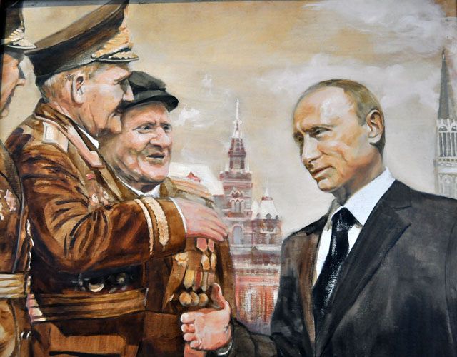 Выставка про Ельцина и Путина Выставка про Ельцина и Путина