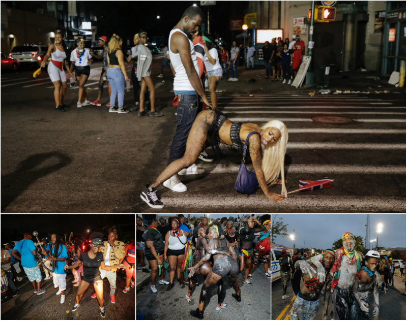 Ежегодный J'Ouvert Festival в Бруклине