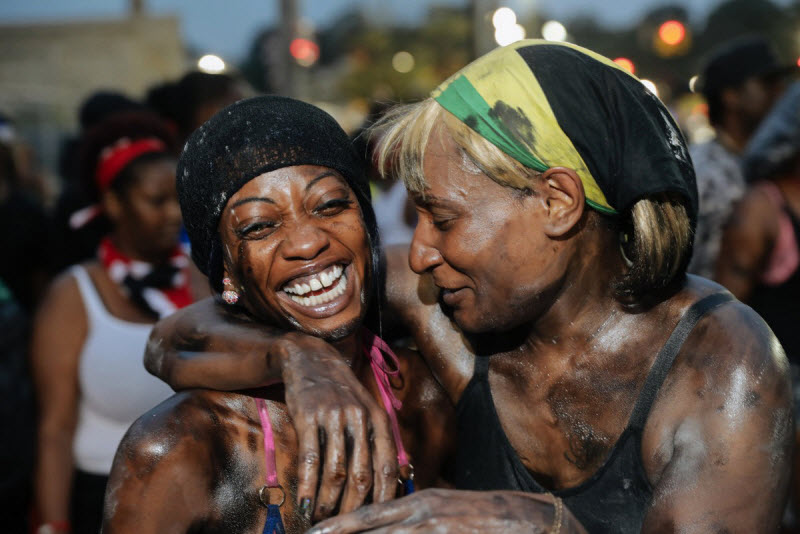 Ежегодный J'Ouvert Festival в Бруклине
