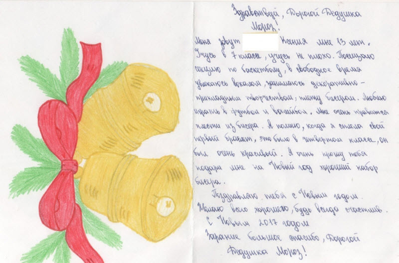 На деревню Дедушке Морозу