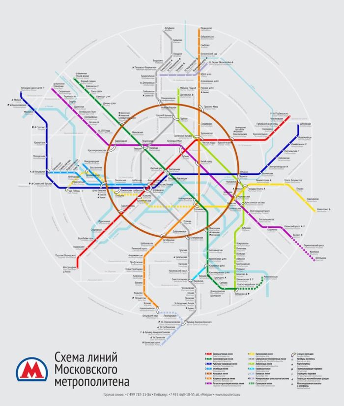 Новая схема московского метро (33 рисунка)