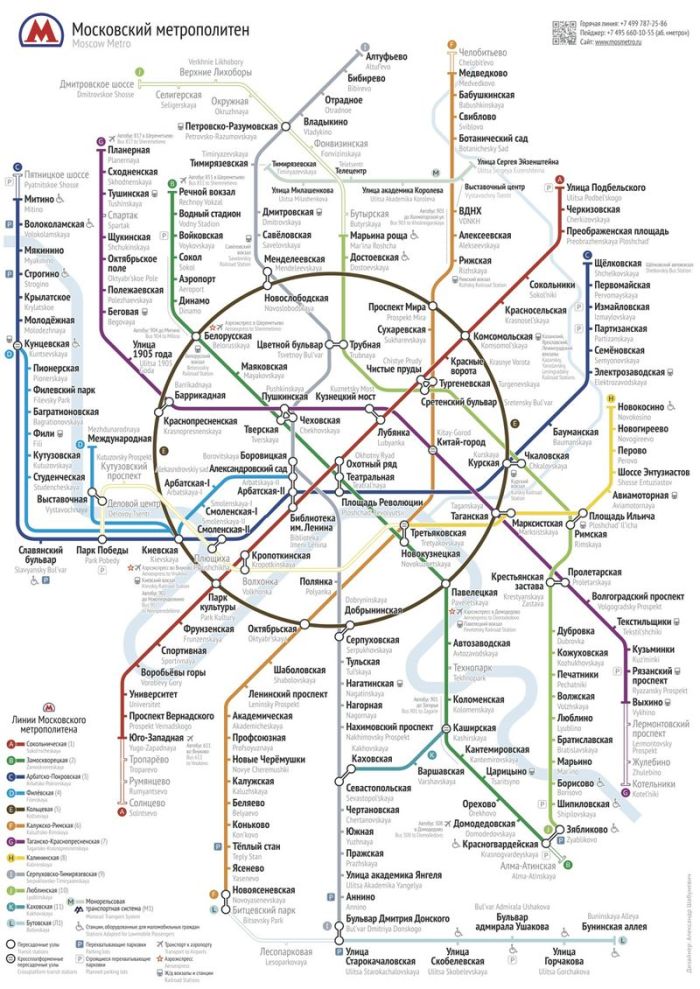 Новая схема московского метро (33 рисунка)