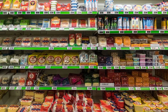 Цены на продукты питания в Норвегии Цены на продукты питания в Норвегии