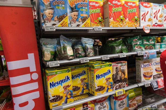 Цены на продукты питания в Норвегии Цены на продукты питания в Норвегии