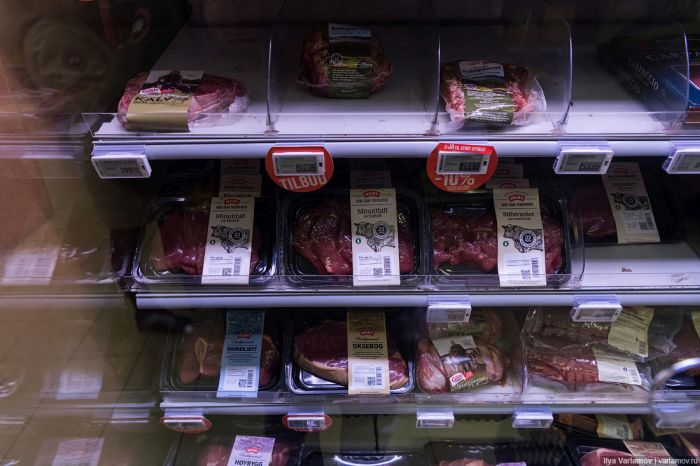 Цены на продукты питания в Норвегии Цены на продукты питания в Норвегии
