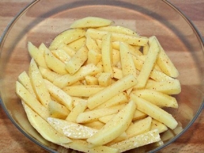 Готовим картофель фри без капли масла и жира Готовим картофель фри без капли масла и жира