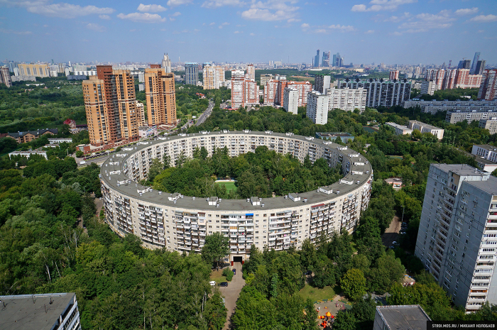 История появления круглых домов в Москве История появления круглых домов в Москве