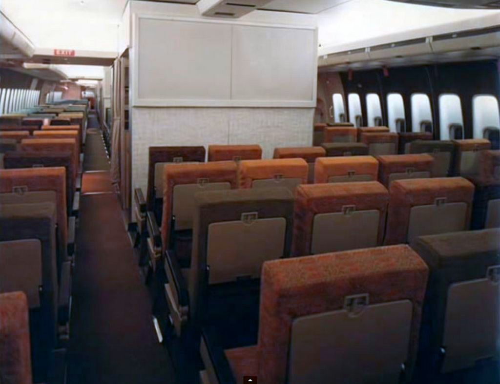 Путешествие в Boeing 747 в 1970-х