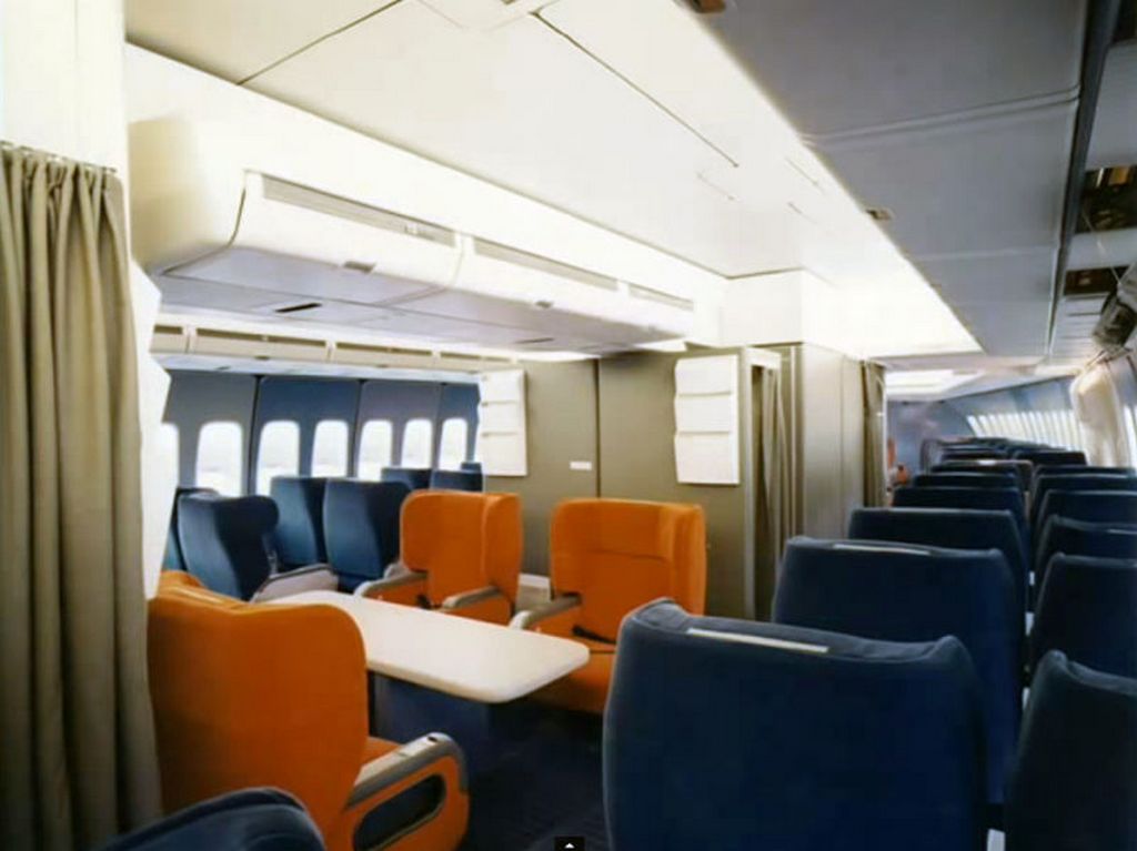 Путешествие в Boeing 747 в 1970-х
