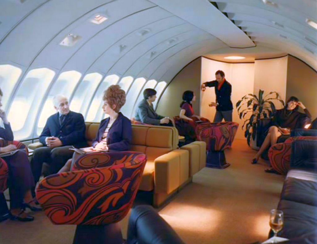 Путешествие в Boeing 747 в 1970-х