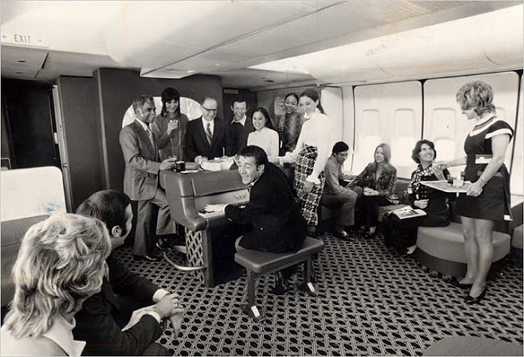 Путешествие в Boeing 747 в 1970-х
