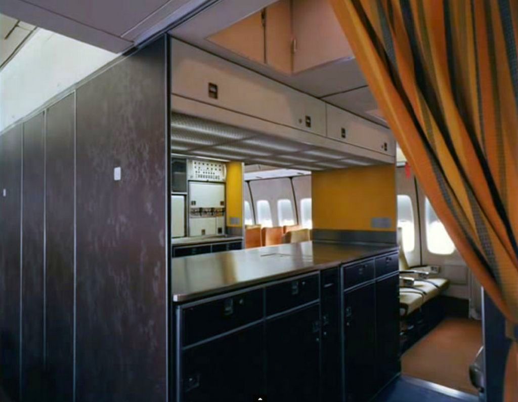 Путешествие в Boeing 747 в 1970-х