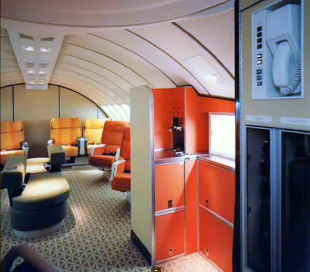 Путешествие в Boeing 747 в 1970-х