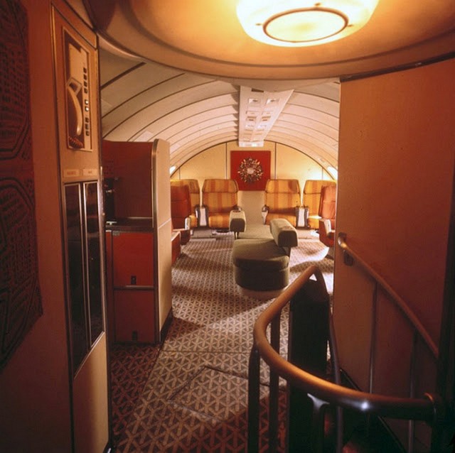 Путешествие в Boeing 747 в 1970-х