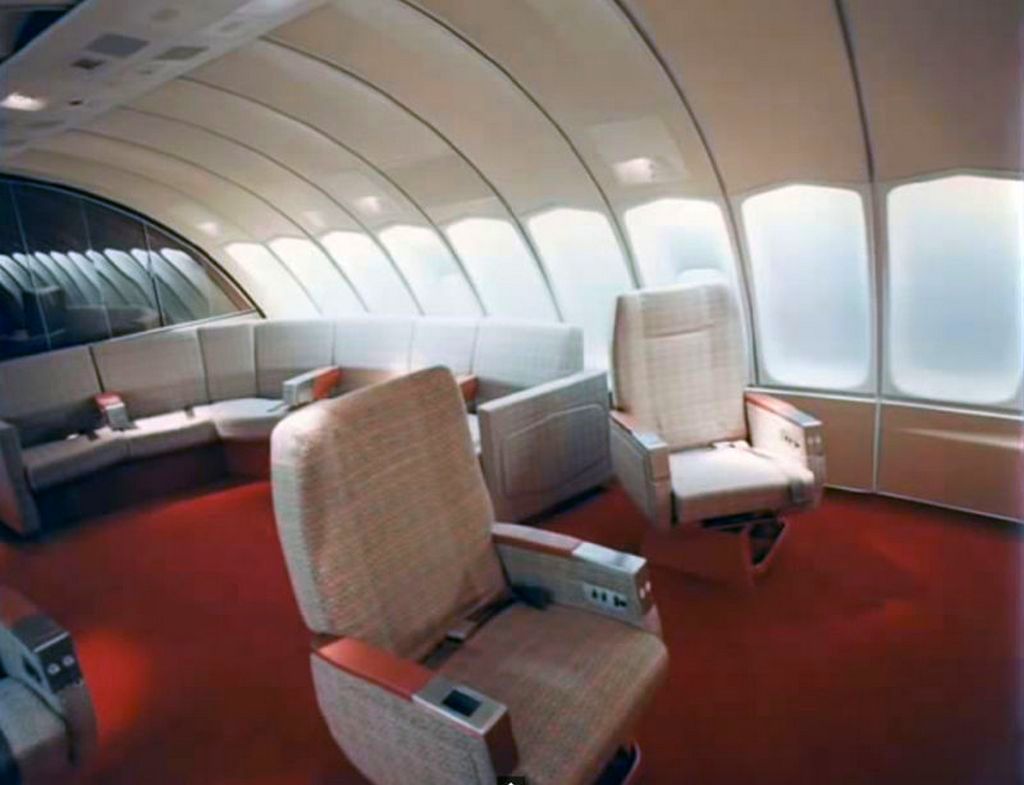 Путешествие в Boeing 747 в 1970-х