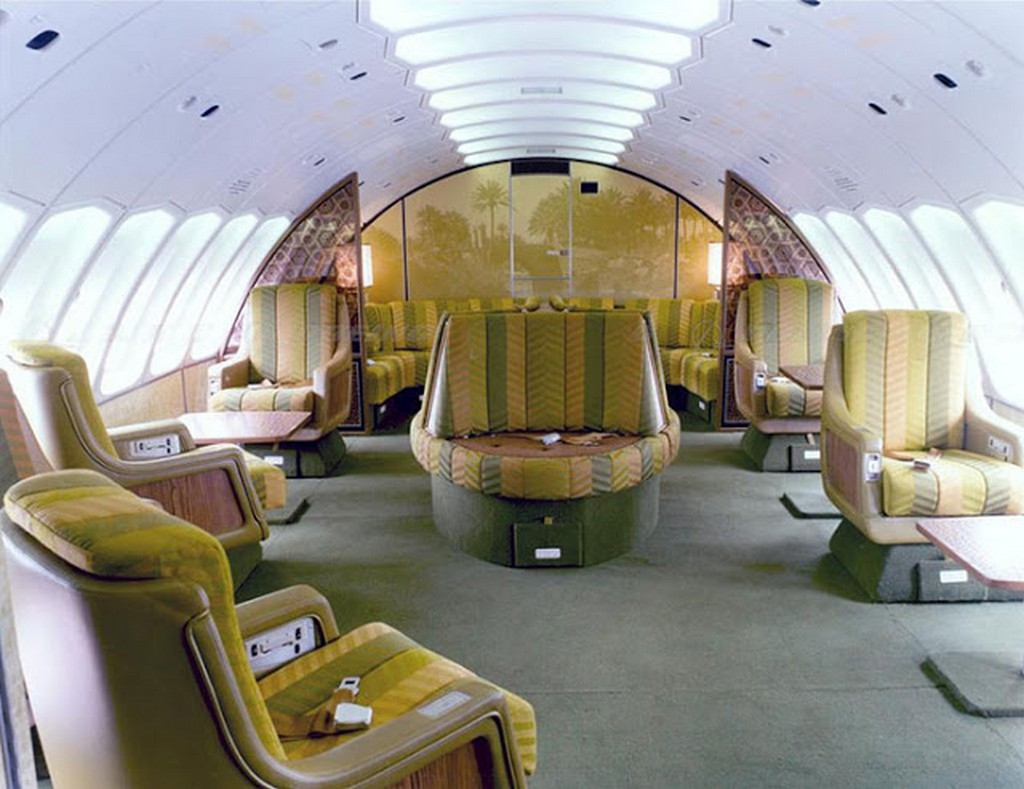 Путешествие в Boeing 747 в 1970-х