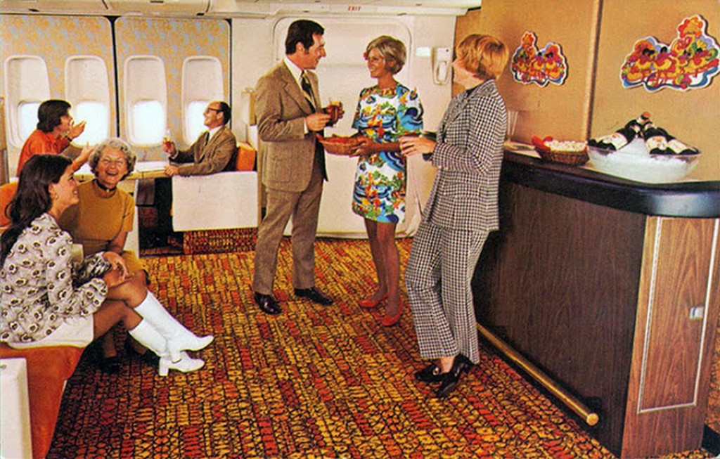 Путешествие в Boeing 747 в 1970-х