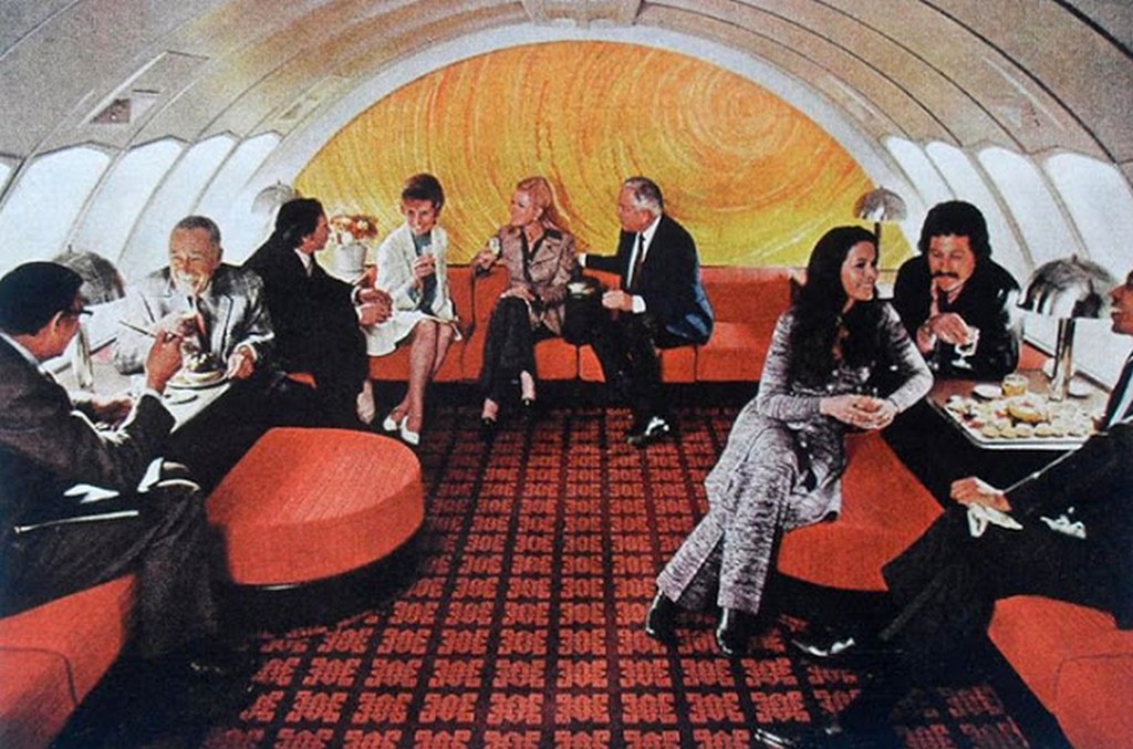 Путешествие в Boeing 747 в 1970-х