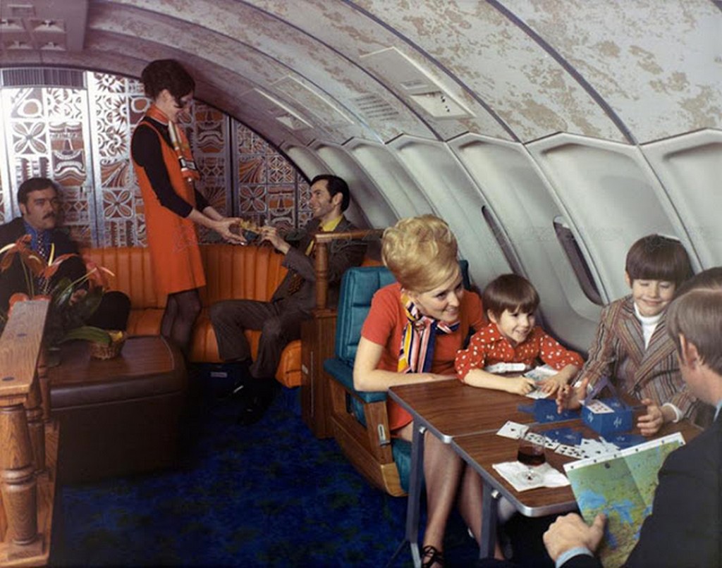 Путешествие в Boeing 747 в 1970-х