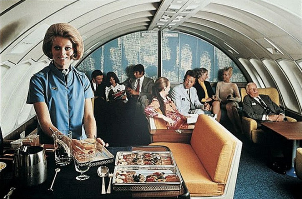 Путешествие в Boeing 747 в 1970-х