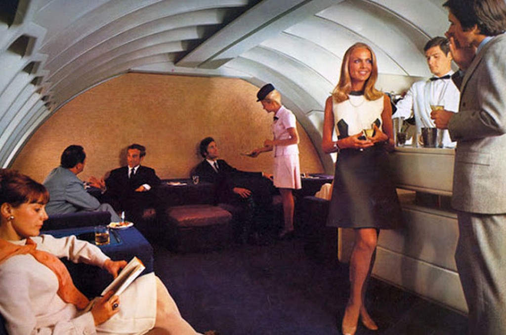 Путешествие в Boeing 747 в 1970-х