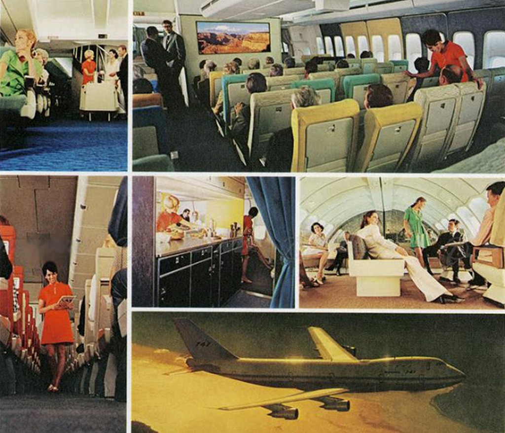 Путешествие в Boeing 747 в 1970-х