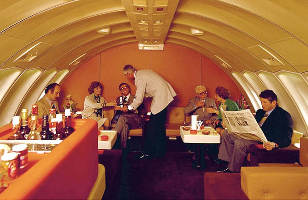 Путешествие в Boeing 747 в 1970-х