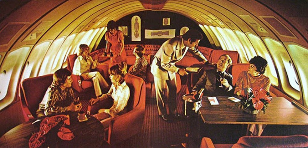 Путешествие в Boeing 747 в 1970-х