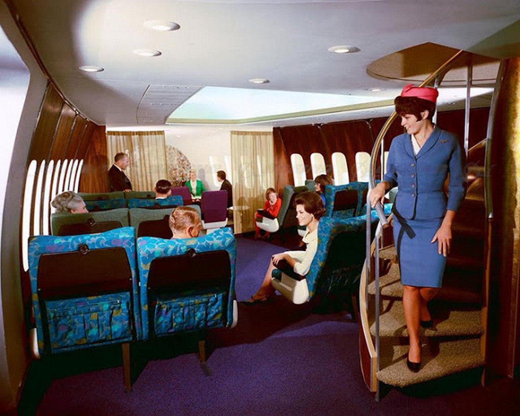 Путешествие в Boeing 747 в 1970-х
