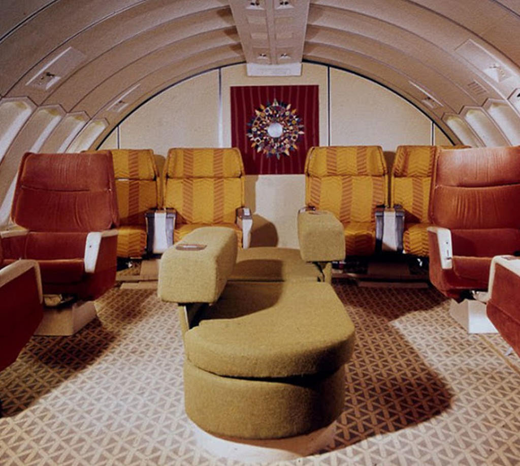 Путешествие в Boeing 747 в 1970-х