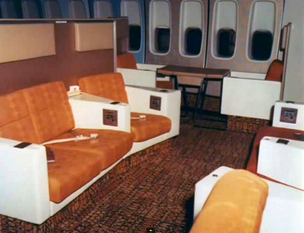 Путешествие в Boeing 747 в 1970-х