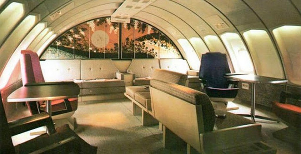 Путешествие в Boeing 747 в 1970-х