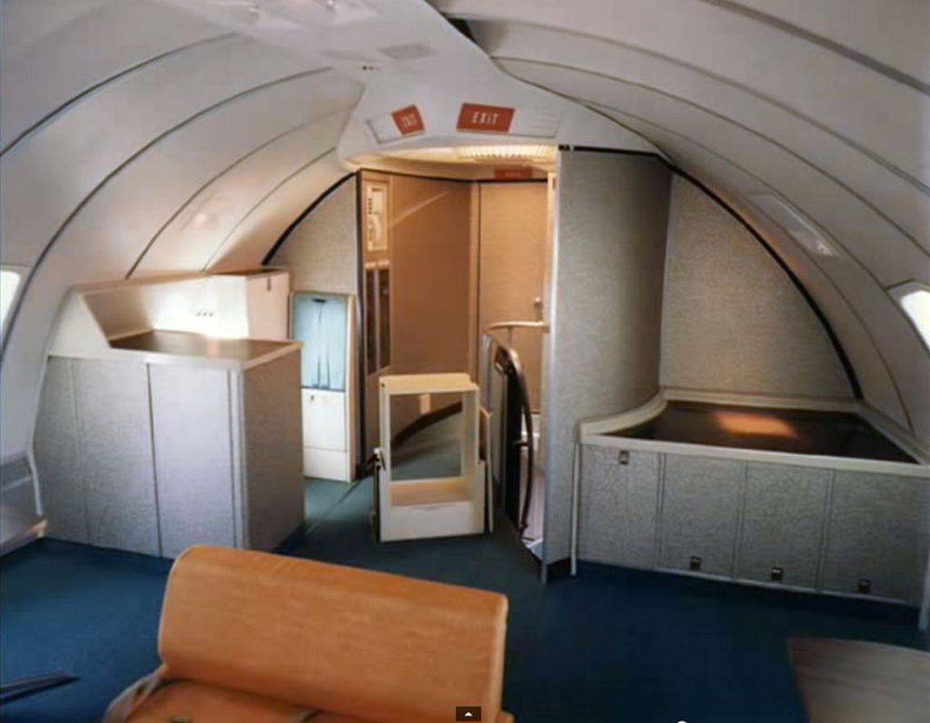 Путешествие в Boeing 747 в 1970-х
