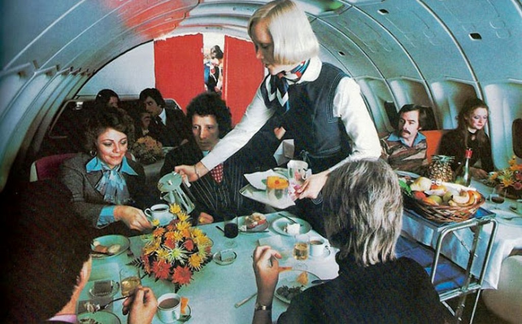 Путешествие в Boeing 747 в 1970-х