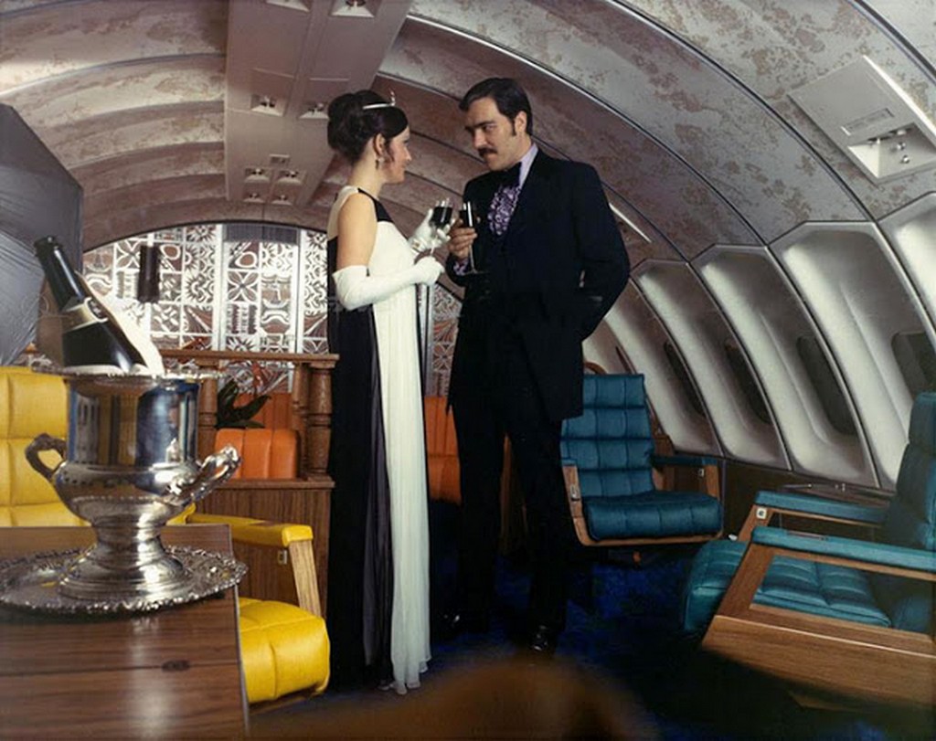Путешествие в Boeing 747 в 1970-х
