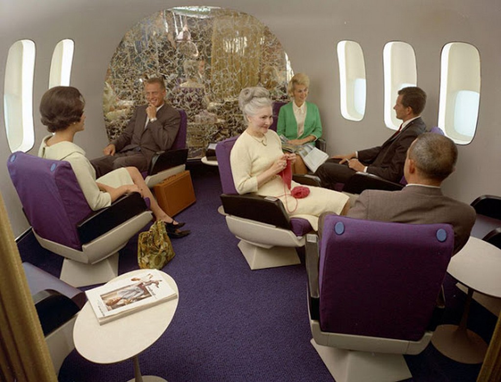 Путешествие в Boeing 747 в 1970-х