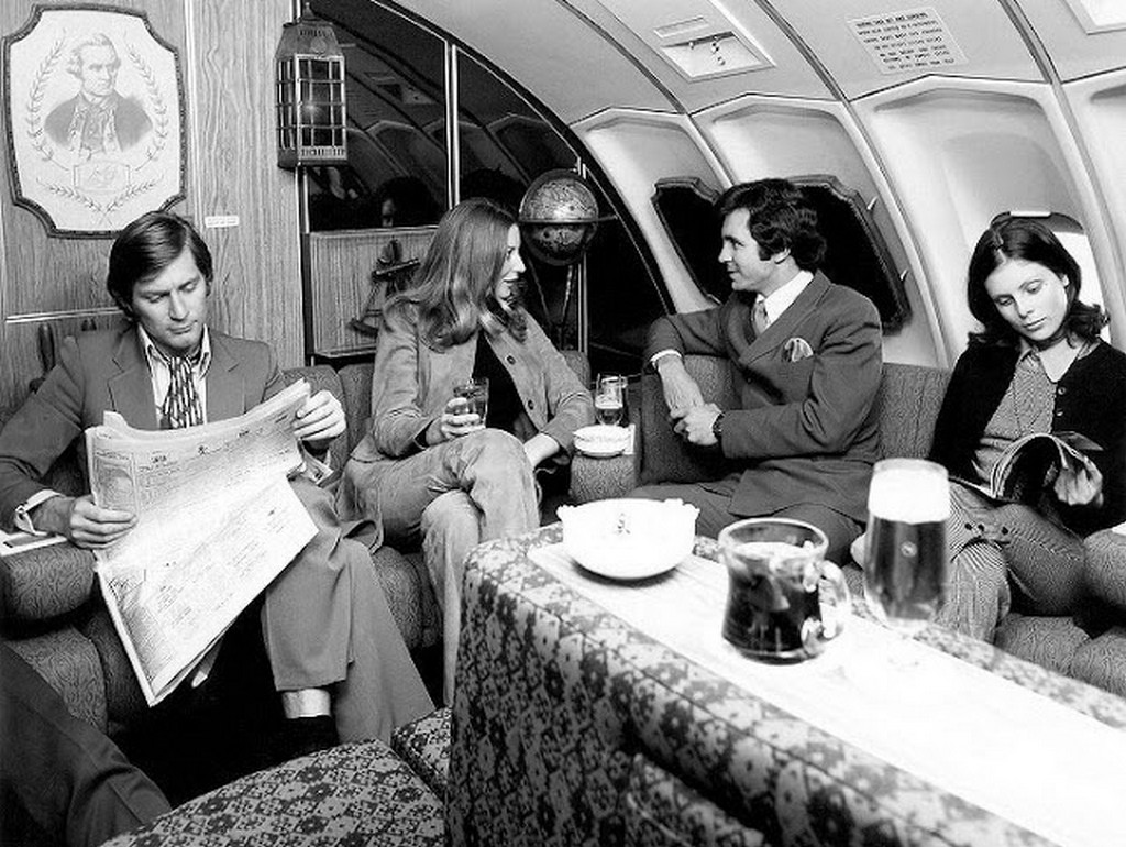 Путешествие в Boeing 747 в 1970-х