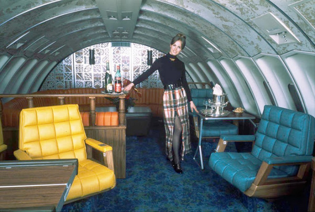 Путешествие в Boeing 747 в 1970-х