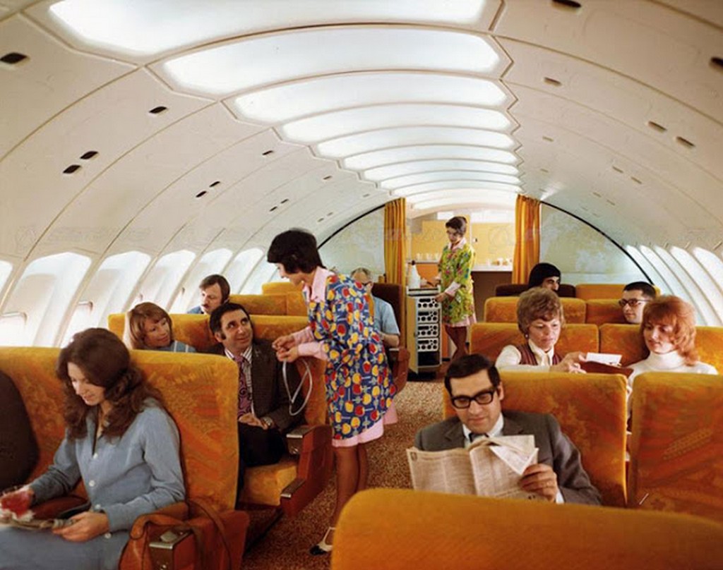 Путешествие в Boeing 747 в 1970-х
