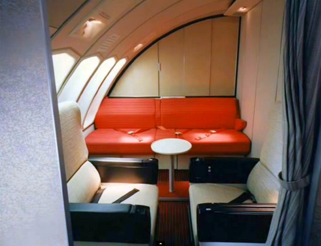 Путешествие в Boeing 747 в 1970-х