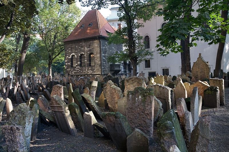 Многослойное еврейское кладбище в Праге Многослойное еврейское кладбище в Праге