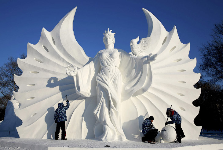 Фестиваль льда и снега в Харбине 2015 Фестиваль льда и снега в Харбине 2015