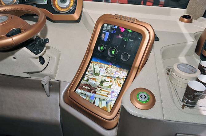 Маленький городской автобус Rinspeed microMAX