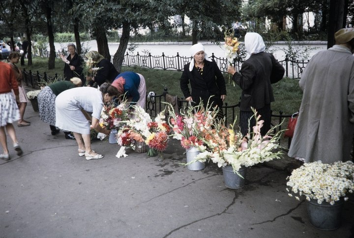Московские уличные торговцы во времена СССР