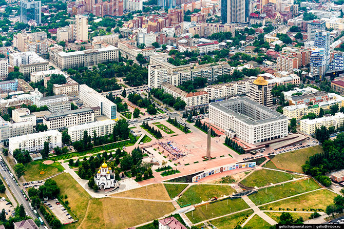 Самара с высоты Самара с высоты